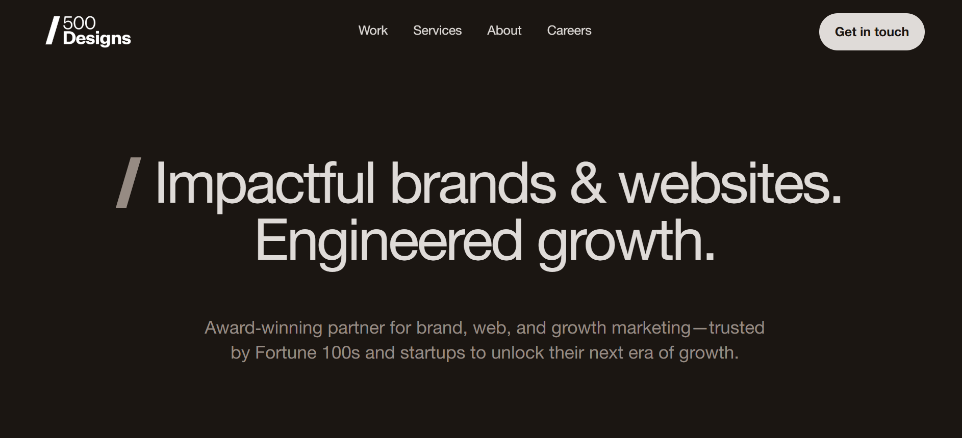 500 Designs: Best Web Design Agencies in the US
