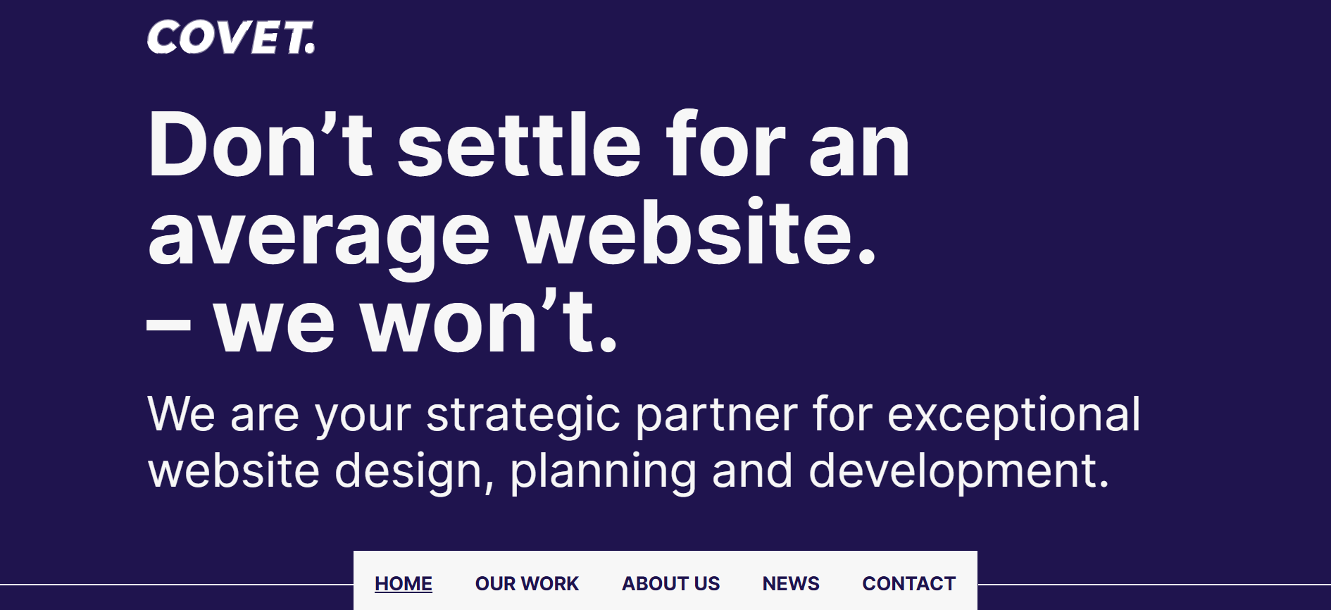 Covet.dev: Best Web Design Agencies in the US