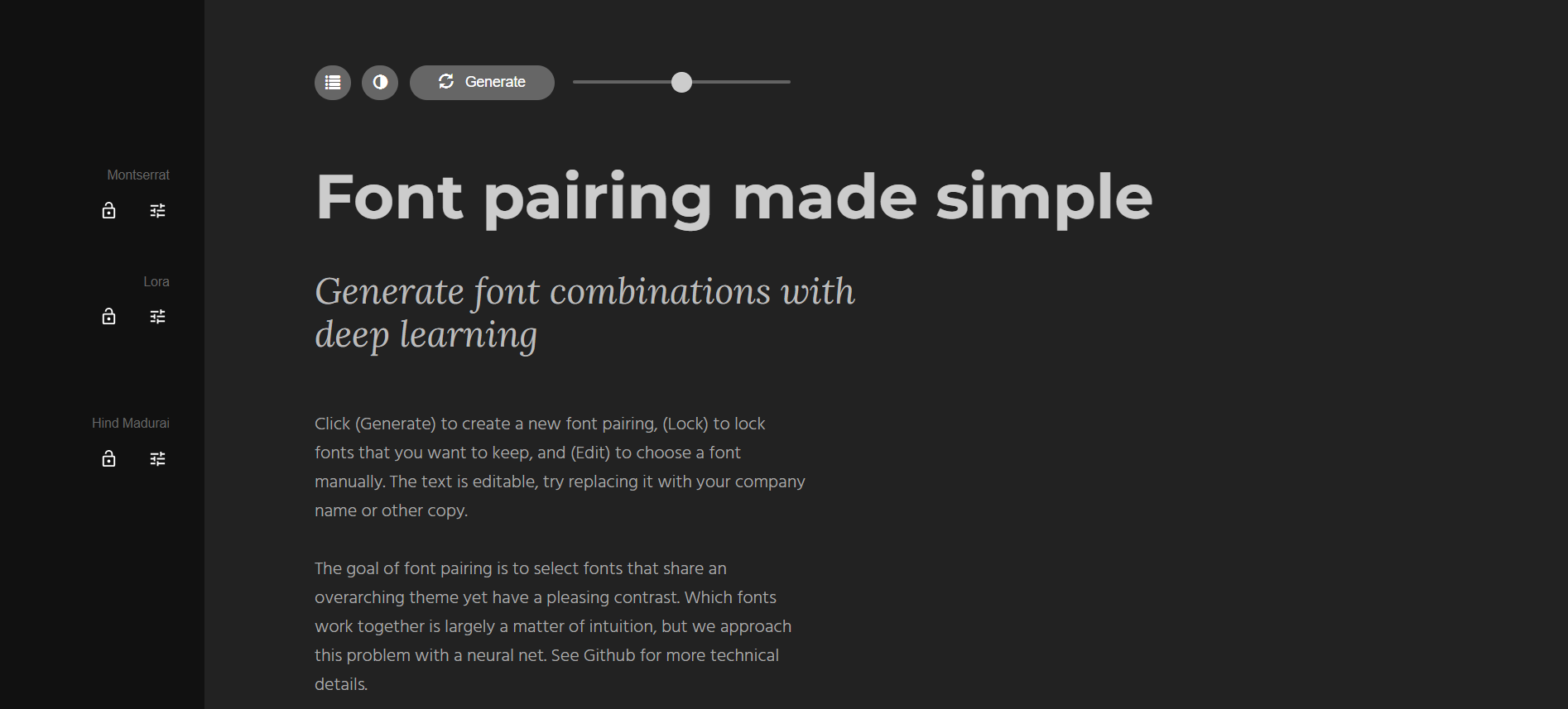 AI Tools for Graphic Design: Fontjoy