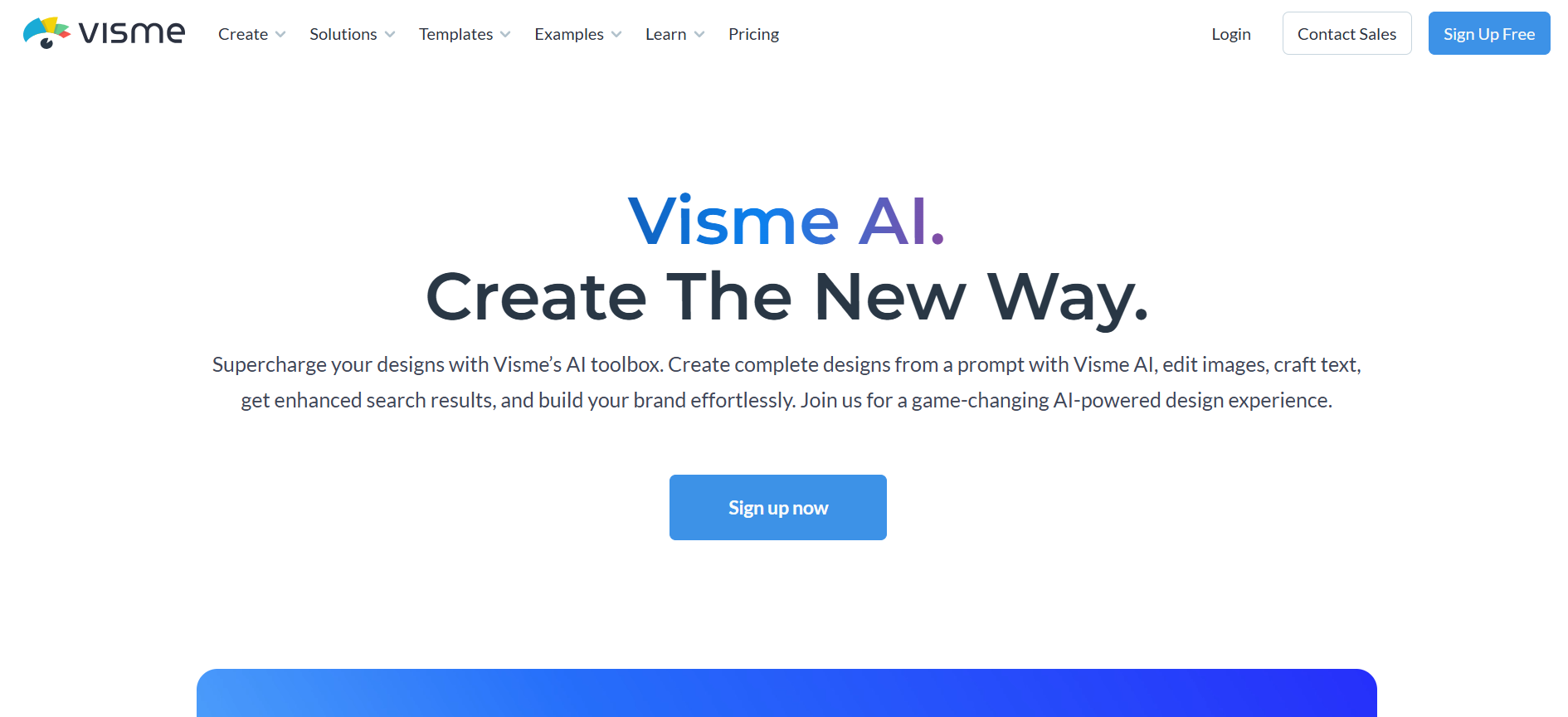 AI Tools for Graphic Design: Visme AI Design Generator